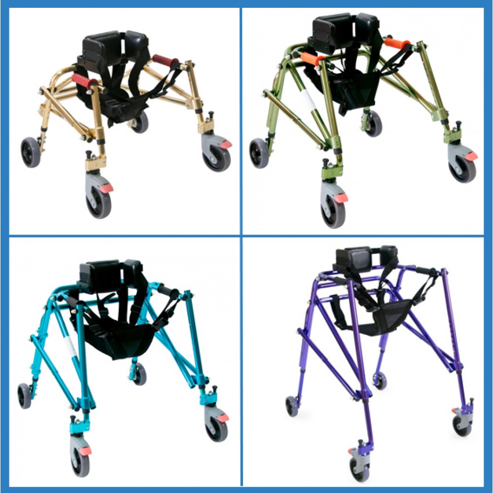Ходунки-опора с дополнительной фиксацией поддержкой тела, в том числе для больных ДЦП